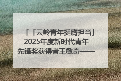 「云岭青年挺膺担当」2025年度新时代青年先锋奖获得者王敏奇——澜沧江上好渔人