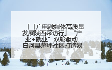 「广电融媒体高质量发展陕西采访行」“产业+就业”双轮驱动 白河县茅坪社区打造易地搬迁后扶新样本