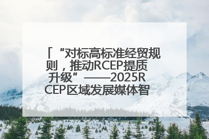 “对标高标准经贸规则，推动RCEP提质升级”——2025RCEP区域发展媒体智库论坛举行专题对话