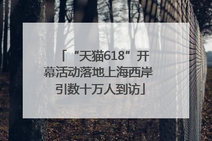 “天猫618”开幕活动落地上海西岸 引数十万人到访