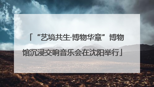 “艺境共生·博物华章”博物馆沉浸交响音乐会在沈阳举行