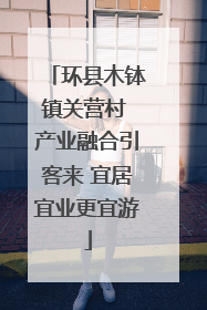 环县木钵镇关营村 产业融合引客来 宜居宜业更宜游
