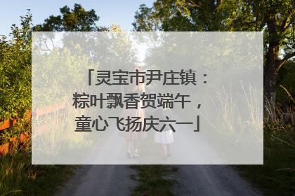 灵宝市尹庄镇：粽叶飘香贺端午，童心飞扬庆六一