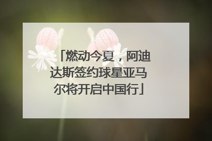 燃动今夏，阿迪达斯签约球星亚马尔将开启中国行