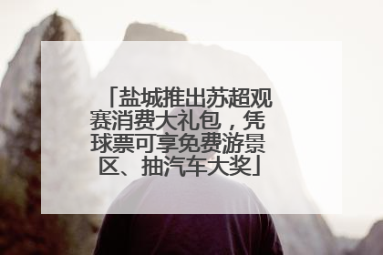 盐城推出苏超观赛消费大礼包，凭球票可享免费游景区、抽汽车大奖