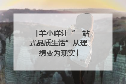 羊小咩让“一站式品质生活”从理想变为现实