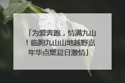 为爱奔跑，情满九山！临朐九山山地越野嘉年华点燃夏日激情