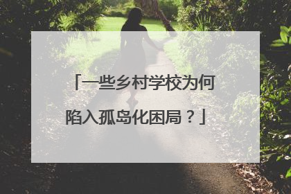 一些乡村学校为何陷入孤岛化困局？