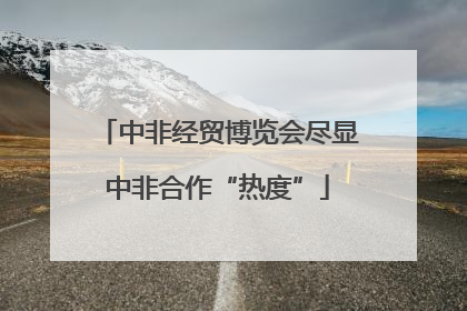 中非经贸博览会尽显中非合作“热度”