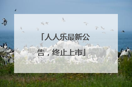 人人乐最新公告，终止上市
