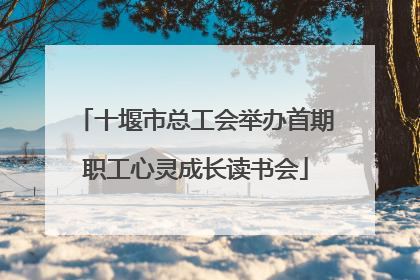 十堰市总工会举办首期职工心灵成长读书会