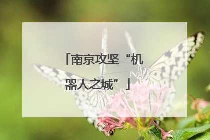 南京攻坚“机器人之城”