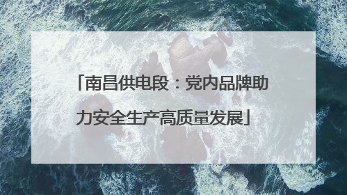 南昌供电段：党内品牌助力安全生产高质量发展