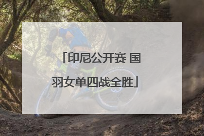 印尼公开赛 国羽女单四战全胜