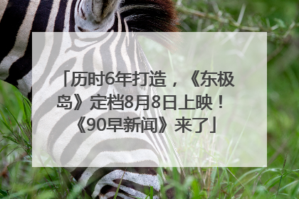 历时6年打造，《东极岛》定档8月8日上映！《90早新闻》来了