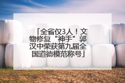 全省仅3人！文物修复“神手”郭汉中荣获第九届全国道德模范称号