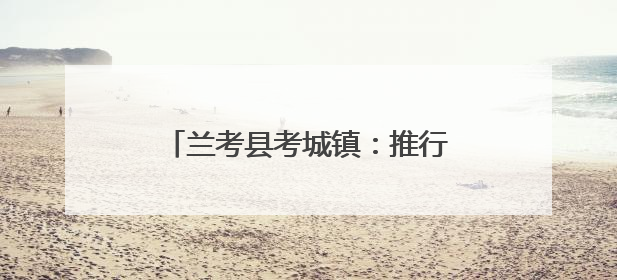 兰考县考城镇：推行多元化解机制 提升矛盾纠纷化解质效