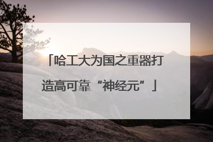 哈工大为国之重器打造高可靠“神经元”