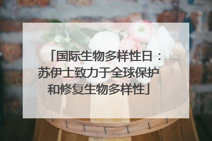 国际生物多样性日：苏伊士致力于全球保护和修复生物多样性