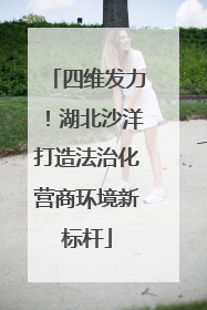 四维发力！湖北沙洋打造法治化营商环境新标杆