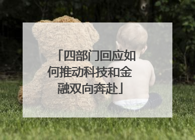 四部门回应如何推动科技和金融双向奔赴