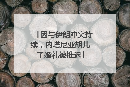 因与伊朗冲突持续，内塔尼亚胡儿子婚礼被推迟
