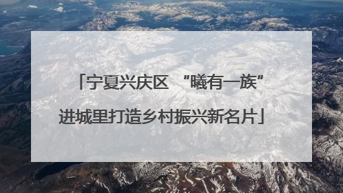 宁夏兴庆区 “曦有一族”进城里打造乡村振兴新名片