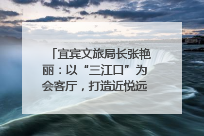宜宾文旅局长张艳丽：以“三江口”为会客厅，打造近悦远来的国际旅游城市｜文旅局长说