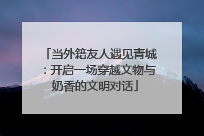 当外籍友人遇见青城：开启一场穿越文物与奶香的文明对话