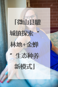 微山县驩城镇探索“林地+金蝉”生态种养新模式