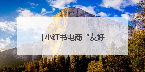 小红书电商“友好市集”上线，6月将举办“开业活动”