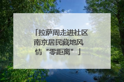 拉萨周走进社区 南京居民藏地风情“零距离”