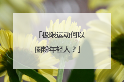 极限运动何以圈粉年轻人？