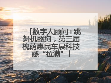 数字人顾问+跳舞机器狗，第三届槐荫惠民车展科技感“拉满”