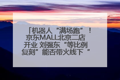 机器人“满场跑”！京东MALL北京二店开业 刘强东“等比例复刻”能否带火线下“618”？