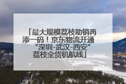 最大规模荔枝助销再添一码！京东物流开通“深圳-武汉-西安” 荔枝全货机航线