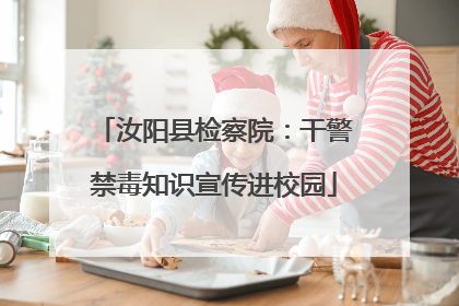 汝阳县检察院：干警禁毒知识宣传进校园