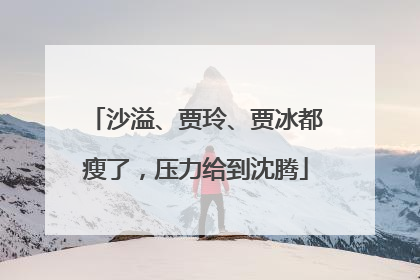 沙溢、贾玲、贾冰都瘦了，压力给到沈腾