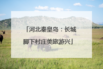 河北秦皇岛：长城脚下村庄美旅游兴