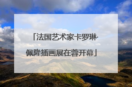 法国艺术家卡罗琳·佩隆插画展在蓉开幕