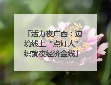 活力夜广西：边境线上“点灯人”织就夜经济金线