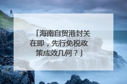海南自贸港封关在即，先行免税政策成效几何？