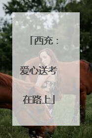 西充：爱心送考在路上