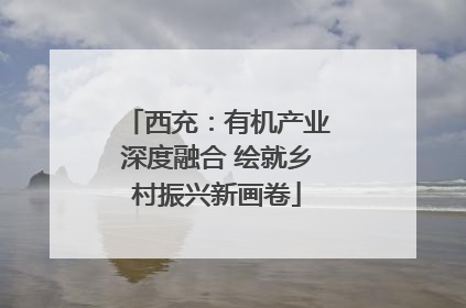 西充：有机产业深度融合 绘就乡村振兴新画卷
