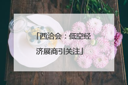 西洽会：低空经济展商引关注