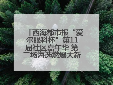 西海都市报“爱尔眼科杯”第11届社区嘉年华 第二场海选燃爆大新街夜市