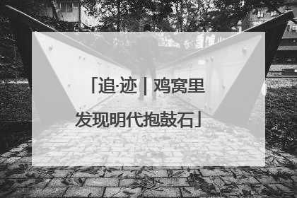追·迹｜鸡窝里发现明代抱鼓石