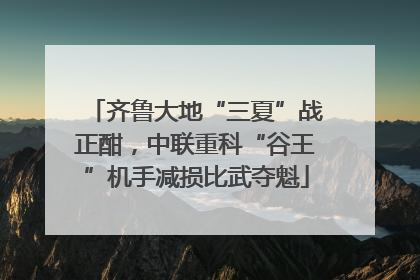 齐鲁大地“三夏”战正酣，中联重科“谷王”机手减损比武夺魁