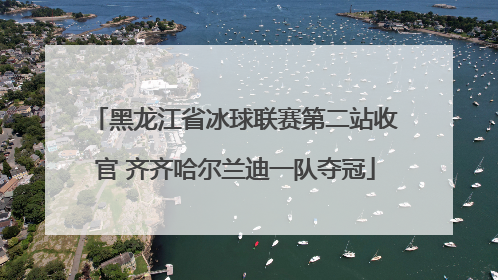 黑龙江省冰球联赛第二站收官 齐齐哈尔兰迪一队夺冠