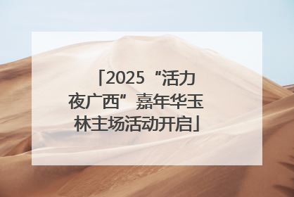 2025“活力夜广西”嘉年华玉林主场活动开启